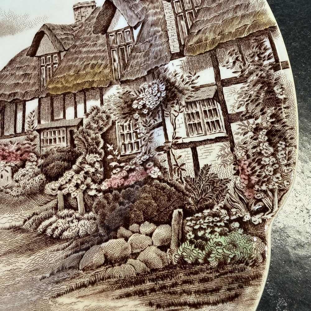 Johnson Bros Olde English Countryside Transferware 10" Dinner Plate EUC - Picture 3 of 6